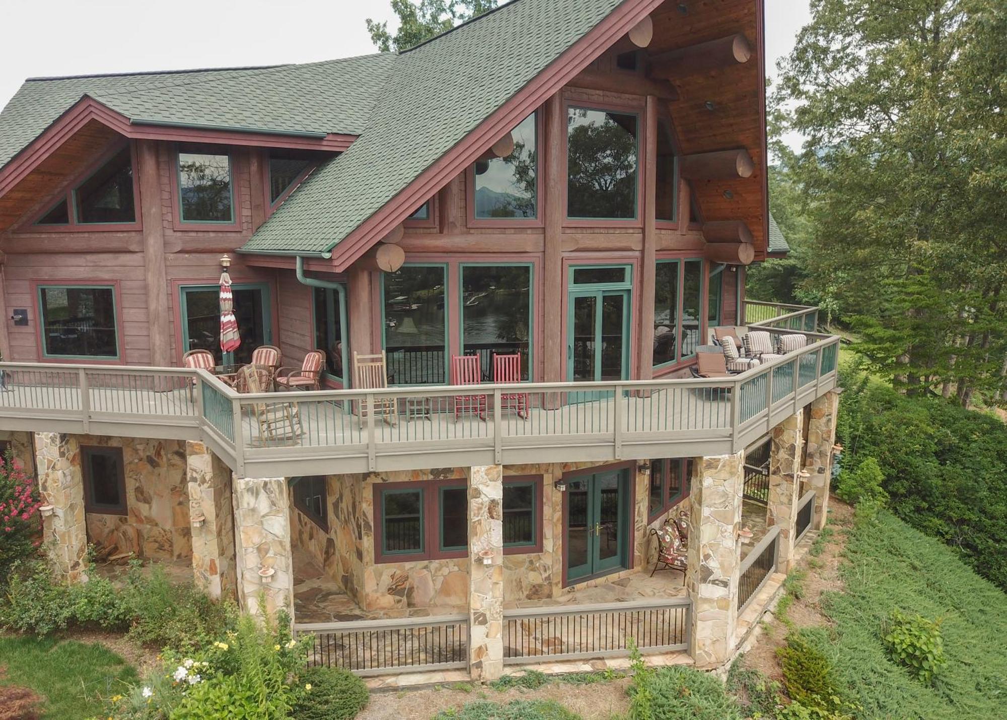 Stonecrest Lodge Lake Front Home With Private Boat Dock Hiawassee Exteriér fotografie